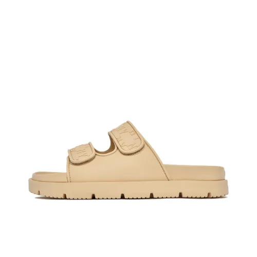 Тапочки Slipper Chunky Bouncer с логотипом MLB Base унисекс коричневый