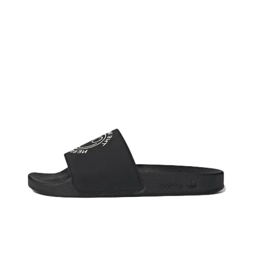 ANDRÉ SARAIVA x Adidas Originals ADILETTE Series Slip-Resistant Слипоны Унисекс Черные