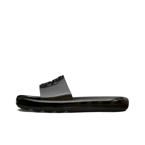 TORY BURCH Bubble Rubber Sole Flat Slippers Women's Black