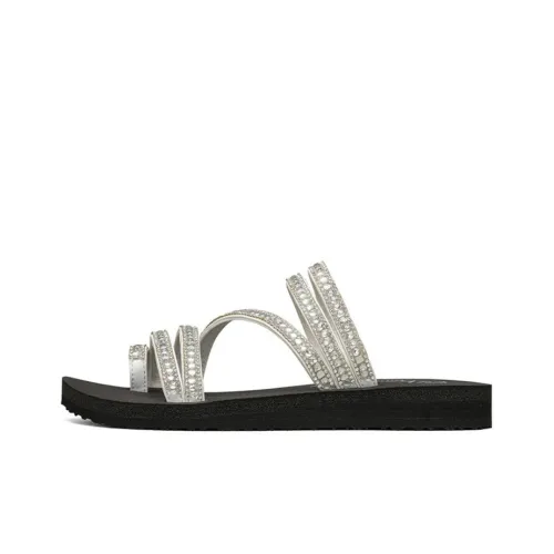 Skechers Meditation EVA Тихий Слипоны Женские Белые