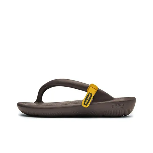 TAW TOE Устойчивые к истиранию шлепанцы унисекс кофейного цвета