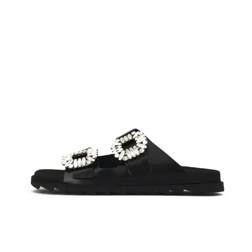 Roger Vivier Модные Тапочки Женские Черные