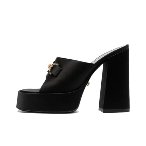 VERSACE Слипоны Женские Черные