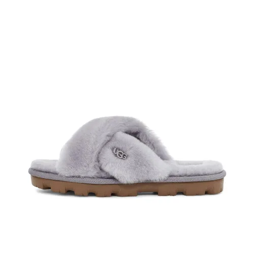 UGG Резина Слайд Женские Серый Фиолетовый