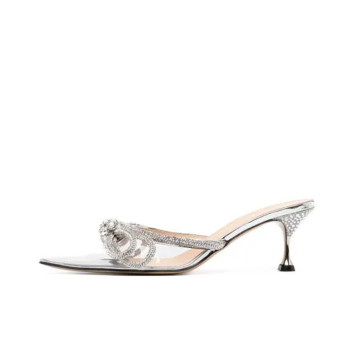 MACH MACH Слипоны Женские Серебряные