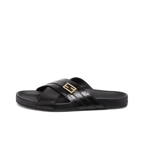 FENDI Слипоны Мужской Черный