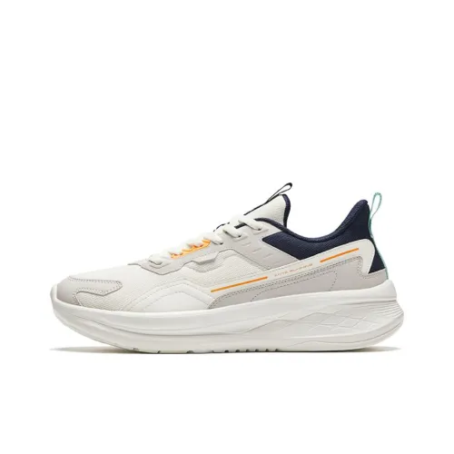 ANTA Противоскользящие Износостойкие Низкие Беговые кроссовки Мужские Белые