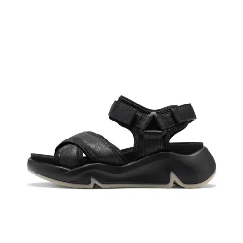 Ecco Tide Fun Стильные Сандалии Женские Черные