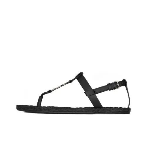 SAINT LAURENT Стильные Сандалии Женские Черные