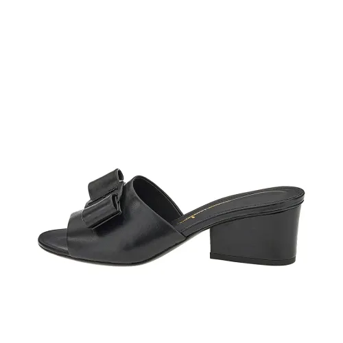 Ferragamo Слипоны Женские Черные