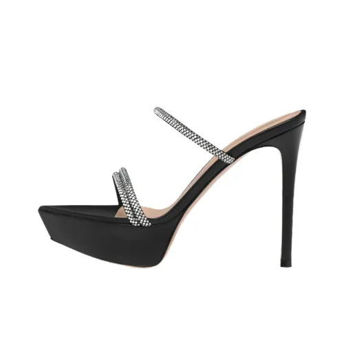 GIANVITO ROSSI Cannes Слипоны Женские Черный