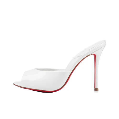 Christian Louboutin Me Dolly Слипоны Белые Женские