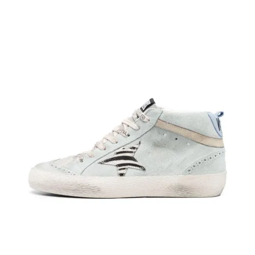 Golden Goose Mid Star MID Топ Скейтборд Кроссовки Женские Белые