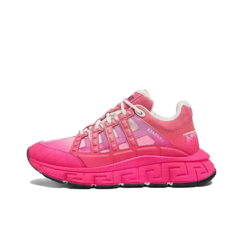 VERSACE Trigreca Устойчивая к истиранию Низкая Обувь Повседневная Женская Розовая