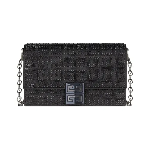 Givenchy 4G с овечьей шкурой сумка через плечо маленькая женская черная