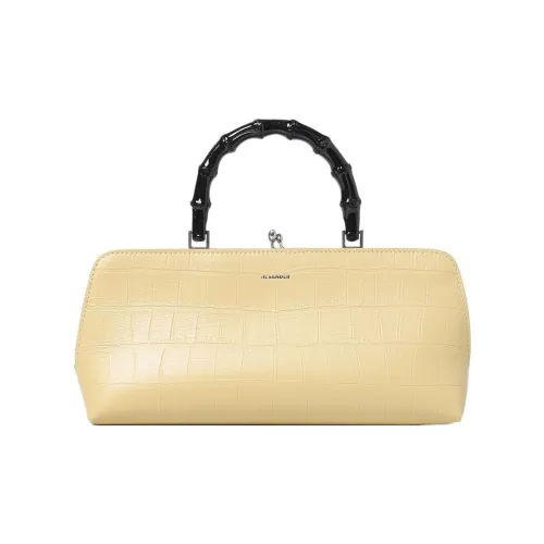 JIL SANDER Телячья кожа Сумка Женская Желтая