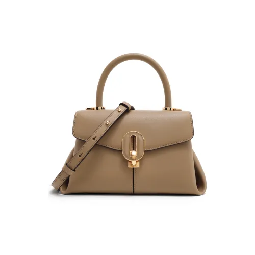 DILAKS Коровья кожа Сумка Kelly Сумка через плечо Сумка Большая Женская Молочно-чайная