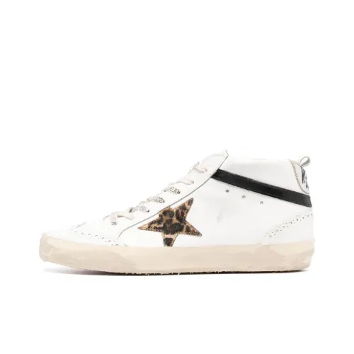 Golden Goose MID Топ Скейтборд Кроссовки Женские Белые