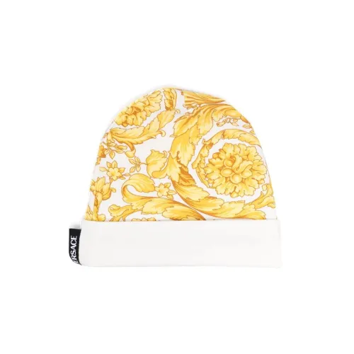 VERSACE Хлопок Эластан Эластан Шапки-бини Детский Светло-желтый