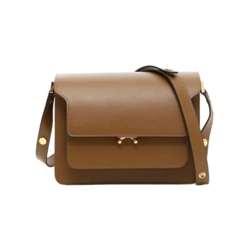 MARNI Основная часть кожа сумка через плечо сумка на плечо женская коричневая