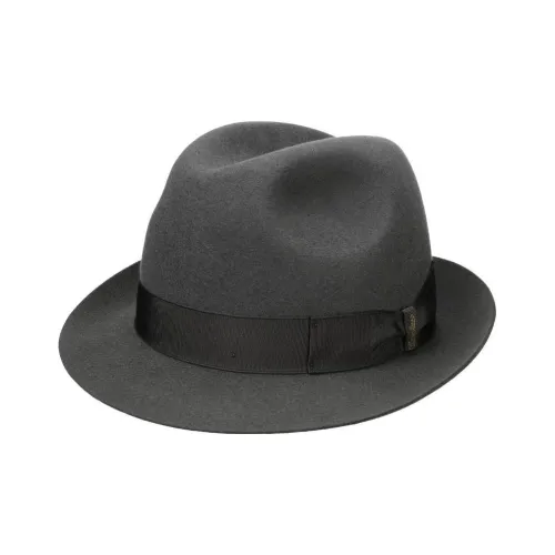 Borsalino Felt Cylinders Men's Gray Borsalino Фетр Цилиндры Мужской Серый