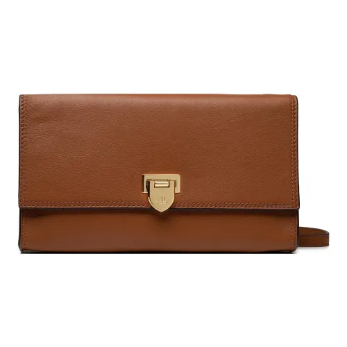 Polo Ralph Lauren Естественная кожа Сумка через плечо Женская Коричневая