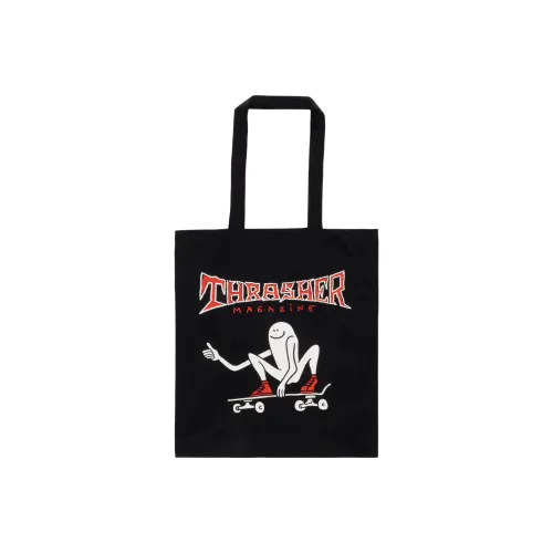 Thrasher Холст Портативная Холщовая Сумка Сумка через плечо Унисекс Черная
