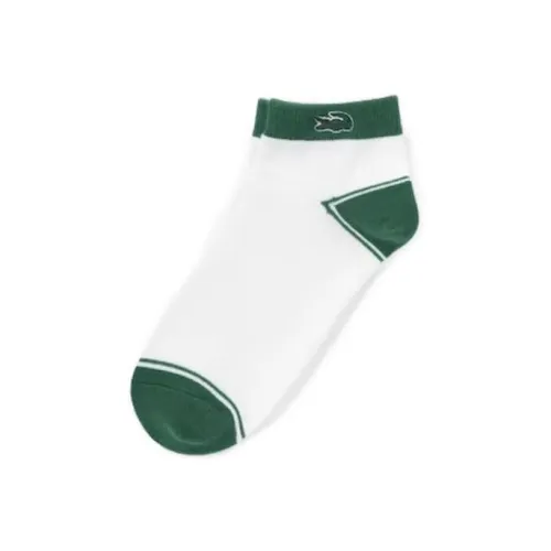 LACOSTE Бело-зеленые женские носки