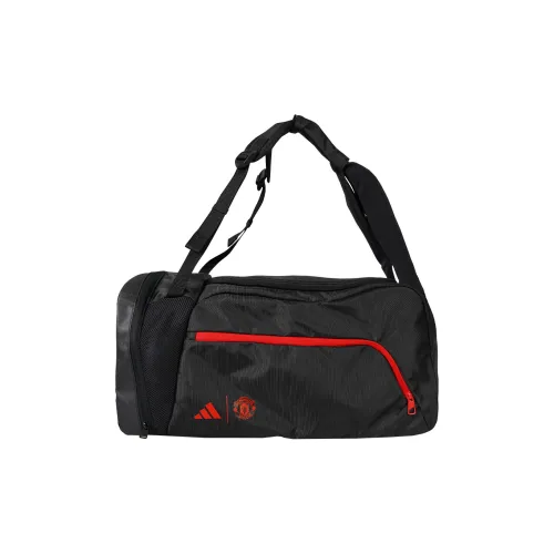 Adidas Полиэстер Рюкзак Сумка Стандартная Унисекс Черный Красный