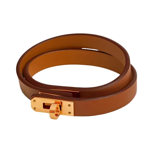 HERMES Наручные повязки Женские Коричневый