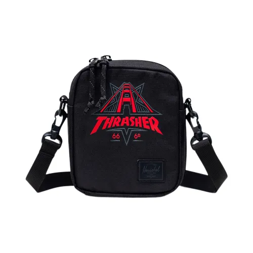Thrasher Herschel Коллаборация Полиэстер Сумка через плечо Стандартная Мужская Черная
