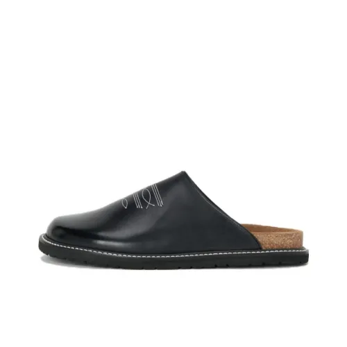 Hender Scheme Домашние тапочки Черный/Белый Мужской