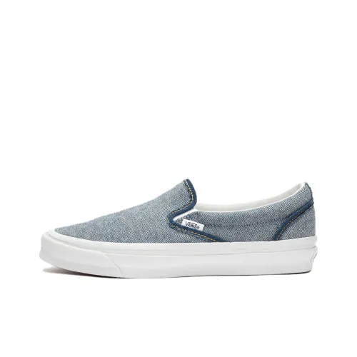 VANS Slip On Series Low Skateboard Shoes Унисекс Джинсовый Синий