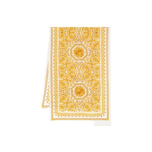 VERSACE Шелковые шарфы Женские Желтые