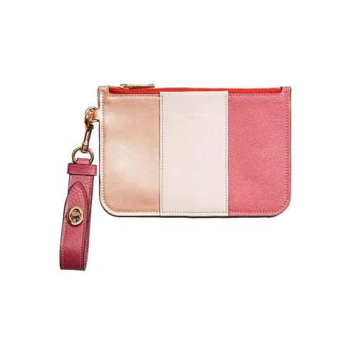 COACH Wristlet Кожа Маленькая Сумка на Запястье Маленькая Женская Многоцветная