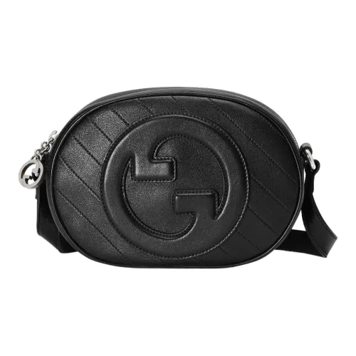 GUCCI Blondie Кожа Сумка через плечо Сумка на плечо Женская Черная