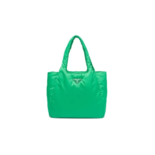 PRADA Переработанный нейлон Сумка Большая Женская Мятно-зеленая
