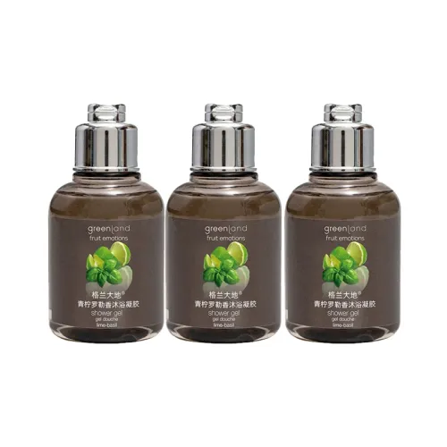Greenland Fragrance Shower Gels Лайм Базилик 50 мл*3 Питайя Белый чай 50 мл*3