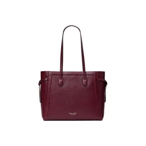 Kate Spade Knott Коровья кожа Тоут Сумка Сумка через плечо Женская Бургунди