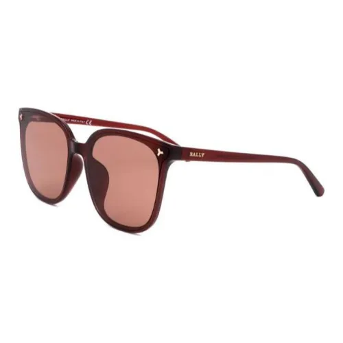 BALLY Пластик Нерегулярная форма Солнцезащитные очки Женские Красный