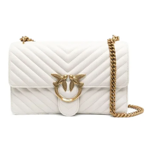 PINKO Коровья кожа Сумка через плечо Стандартная Женская Белая