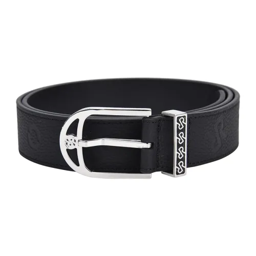 RARE FW23 Винтажный логотип застежка-булавка ремень черный мужской