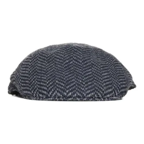 Borsalino Хлопок Шерсть Альпака Береты Мужской Серый