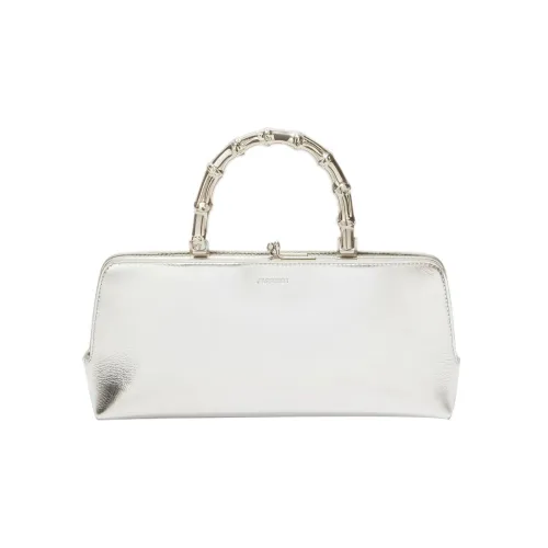 JIL SANDER Телячья кожа Сумка через плечо Сумка Маленькая Women's Silver