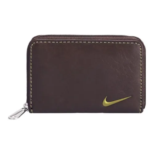 nike Клатч из искусственной кожи кошелек держатель для карт кошелек для монет унисекс коричневый