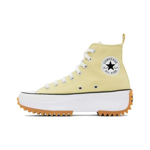 Converse Run Star Hike Seasonal Цвет Высокий Топ Кеды Женские Желтый