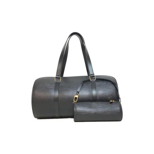 LOUIS VUITTON Водная рябь Кожа Сумка Сумка через плечо Сумка через плечо Дорожная сумка Мужская Серый