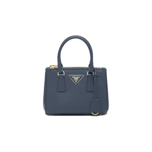 PRADA Galleria Killer Bag Сумка через плечо из кожи мини-сумка для женщин темно-синий