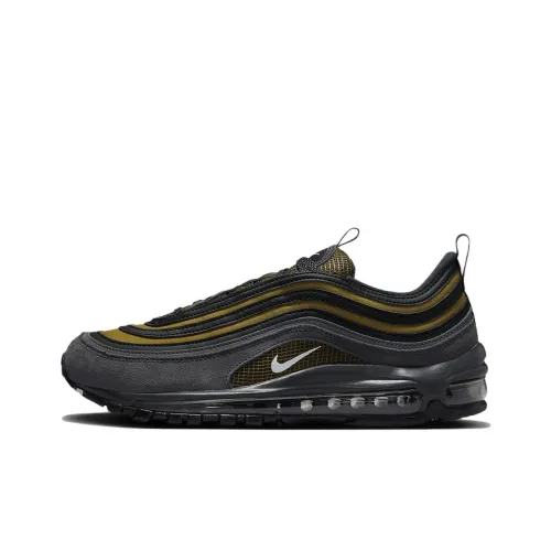 Nike Air Max 97 Casual Low Top Черный Желтый Мужской