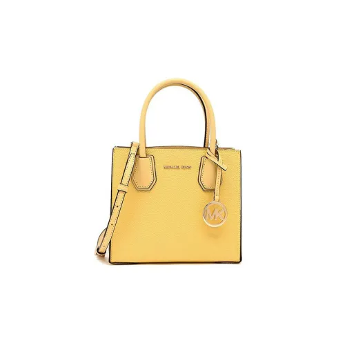 MICHAEL KORS Mercer Кожа Тоут Сумка Сумка для покупок Сумка через плечо Сумка Обычный Женская Желтая